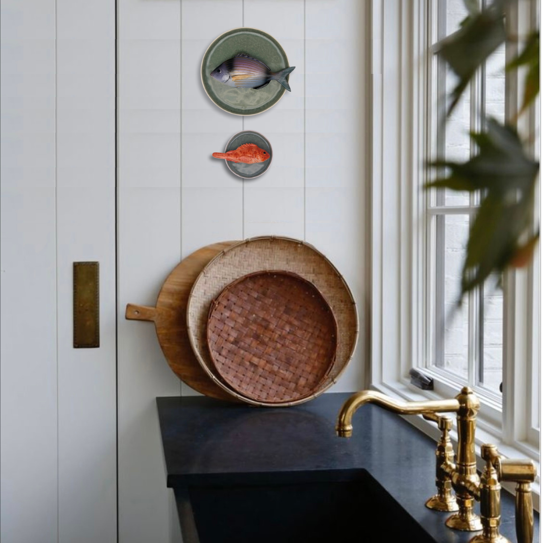 Bordenstandaard klein transparant kunststof