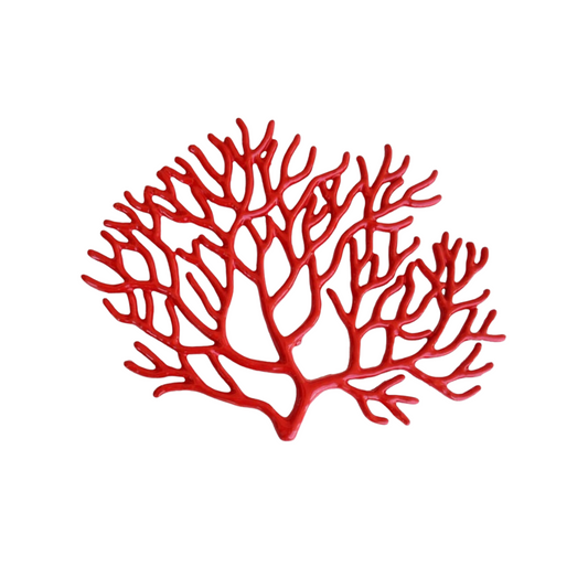 Koraal keramiek 35cm breed