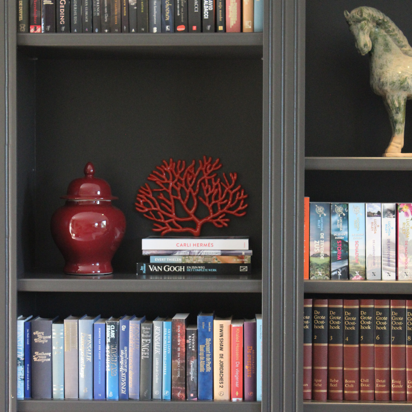 Koraal keramiek 35cm breed