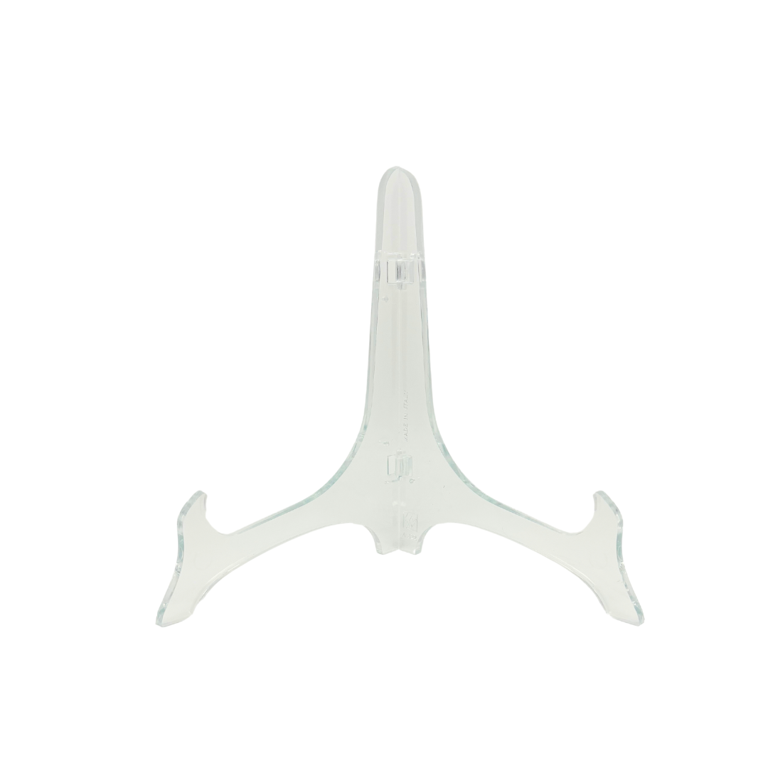 Bordenstandaard groot transparant kunststof