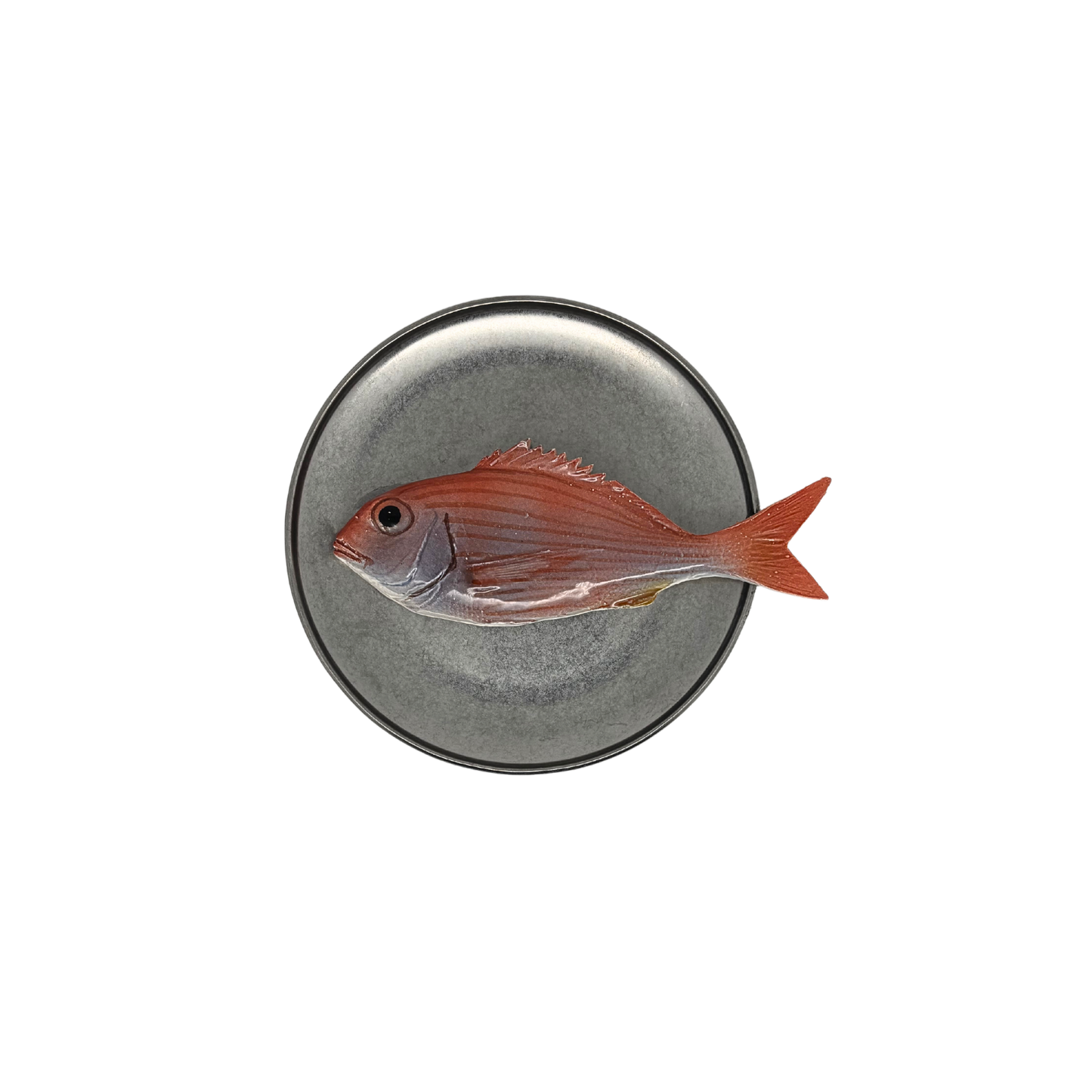 Pagello op antiek zilver bord, 16cm