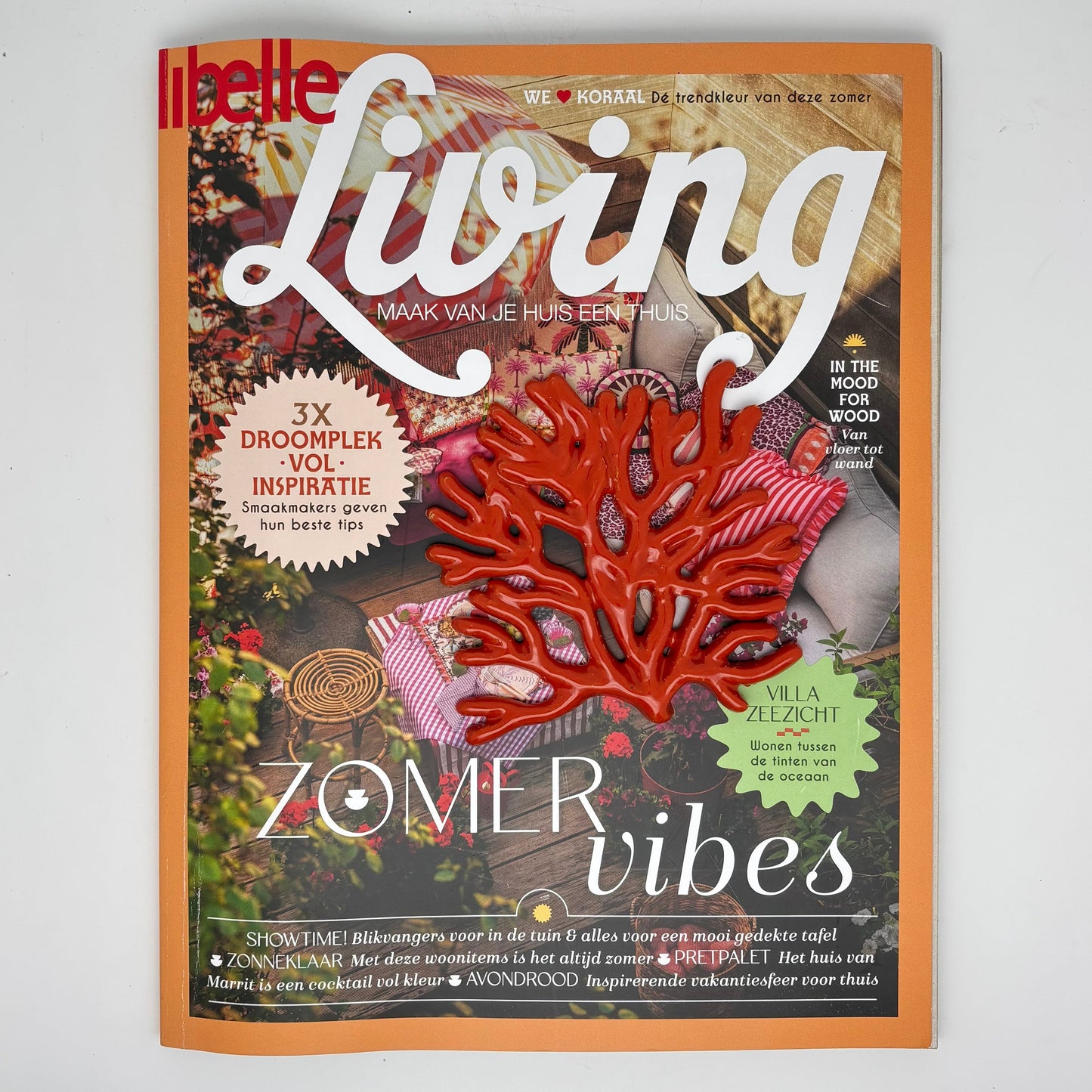 Koraal keramiek klein 10 cm