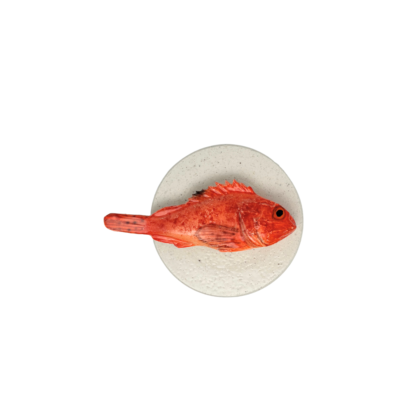 Scorfano - Decoratief keramiek potje met deksel, 11,5 cm rond, handgemaakt