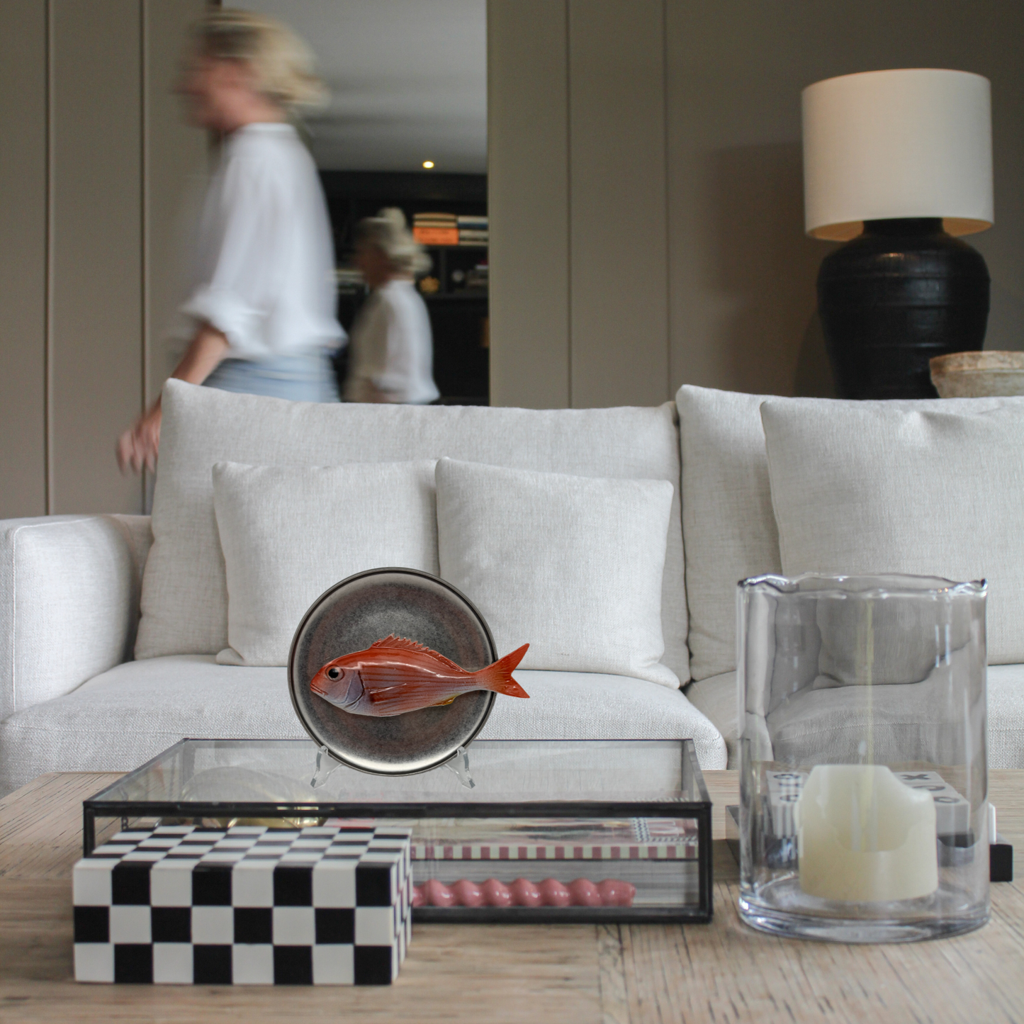 Pagello op antiek zilver bord, 16cm