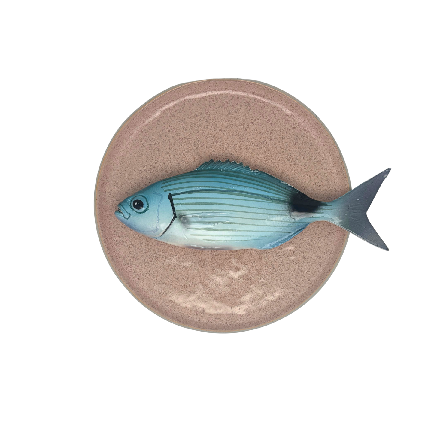 Occhiata op poeder roze bewerkt bord, 20 cm