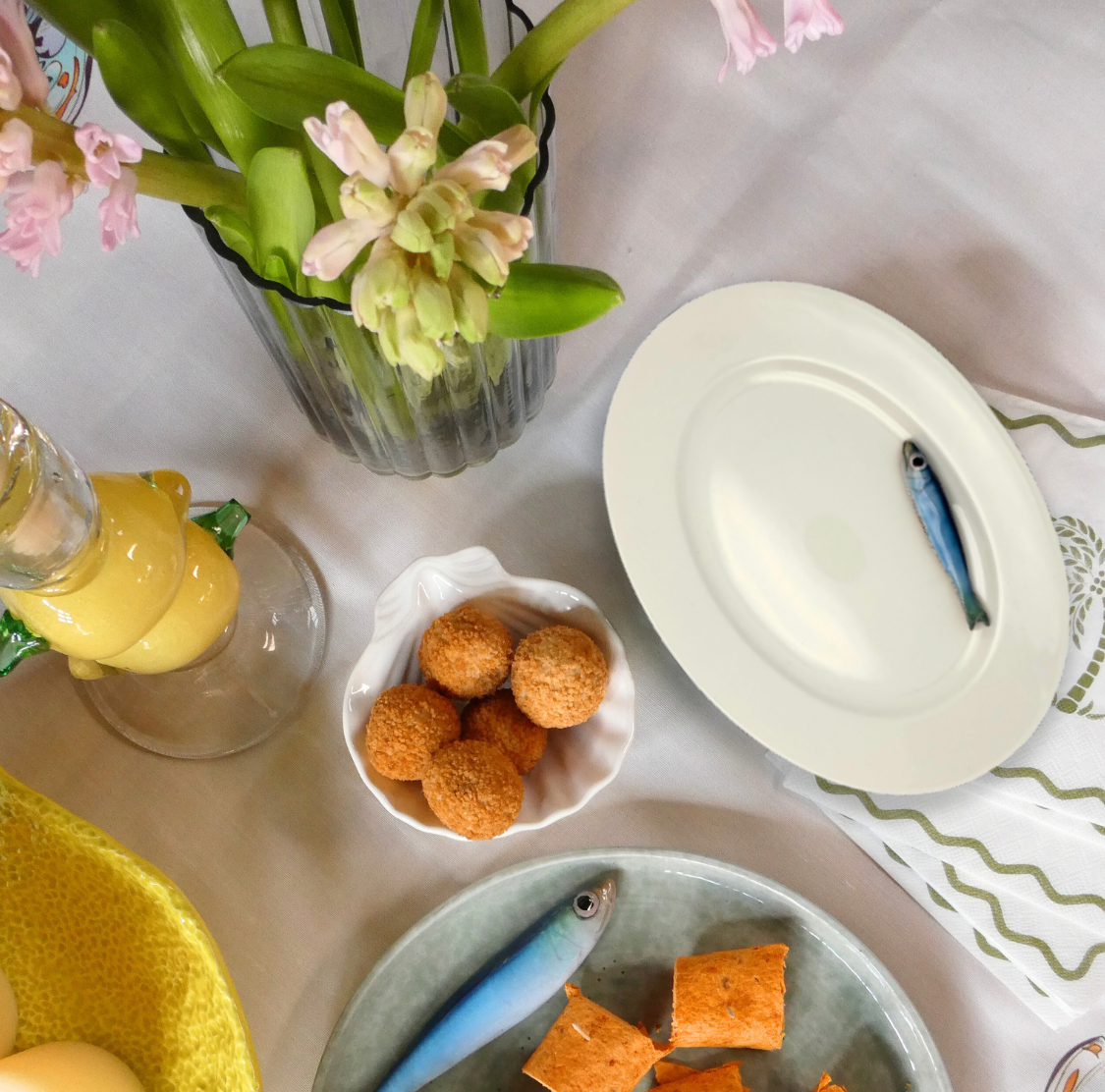 Sardine piccolo - Serveerbordje ovaal wit 24X17cm.